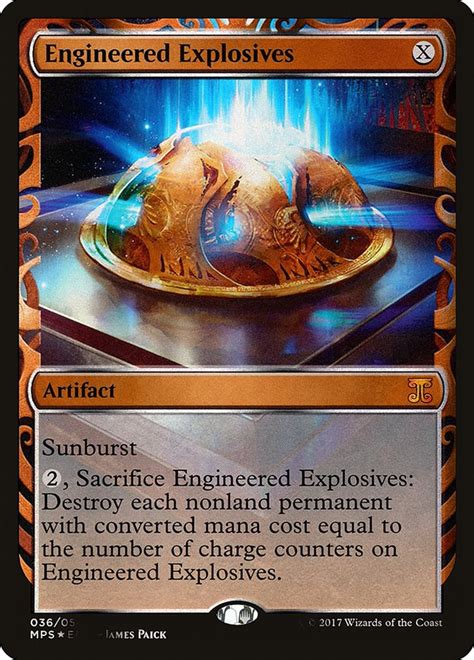 Engineered Explosives Masterpiece Series Kaladesh Inventions Magic