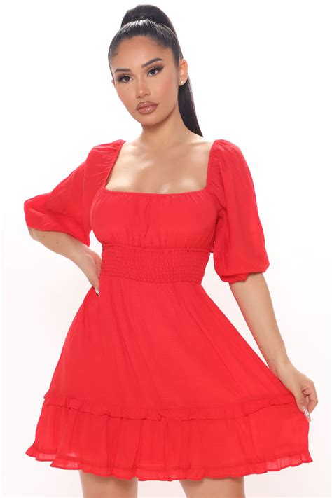 Sassy But Cute Mini Dress Red Fashion Nova Dresses Fashion Nova