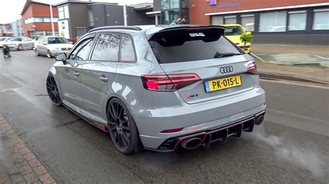 530hp Stage 2 Audi Rs3 8v Sportback With Milltek Exhaust Loud Accelerations And Revs Youtube