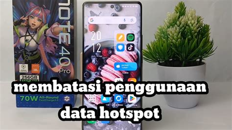 Cara Membatasi Data Hostpot Di Hp Infinix Note Pro Youtube