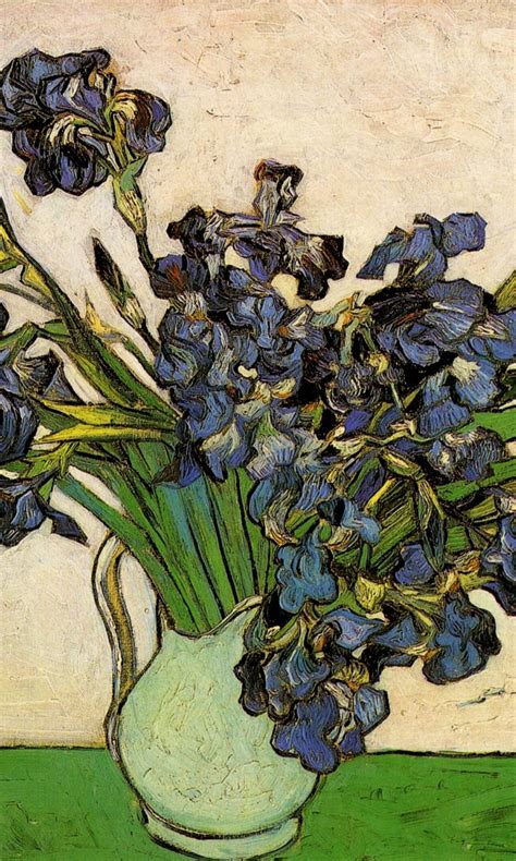 Download Wallpaper Flowers Vase Still Life Vincent Van Gogh Vase