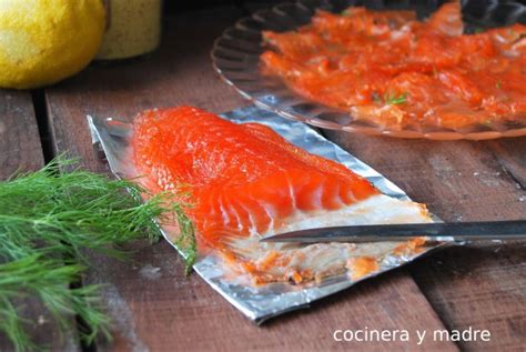 Salm N Marinado B Sico O Gravlax Cocinera Y Madre