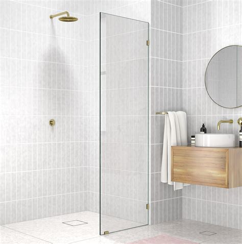 Glass Warehouse 7" W x 78" H Frameless Fixed Glass Panel & Reviews