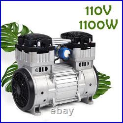 Oilless Diaphragm Vacuum Pump Industrial Oil Free Piston Vacuum Pump