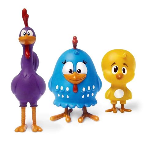 Bonecos De Vinil Galinha Pintadinha - Coleção Família Galinha Pintadinha 3 Bonecos De Vinil - Elka - Elka ...