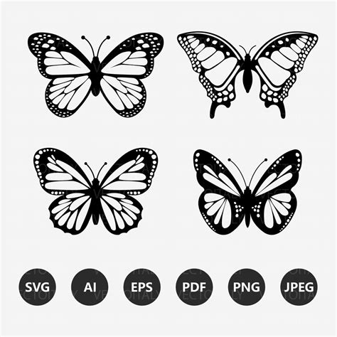 Butterfly Svg Cut File Cricut Svg Files For Cricut Layered Butterfly Cut Files Svg Svg Png Cut