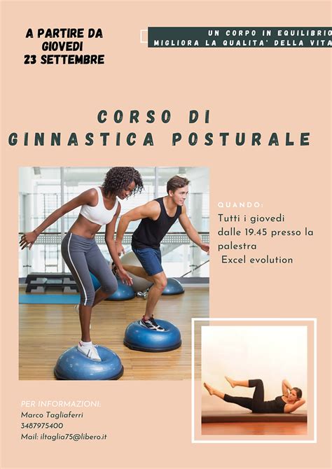 Parte Il Nuovo Corso Di Ginnastica Posturale 2021 22