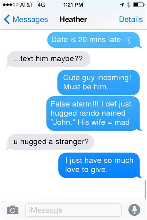 10 Texts We Ve All Sent On Weird First Dates Awkward Texts Dating