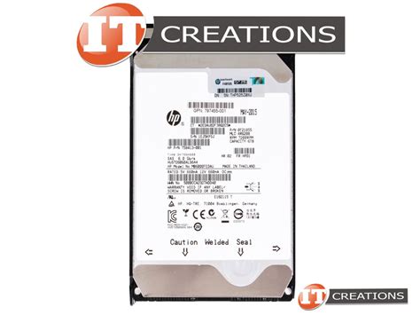 797523 001 Refurbished HP HPE 2TB 7 2K RPM SATA III 3 5 INCH