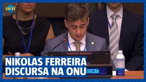 Nikolas Ferreira Discursa Na Onu E Chama Lula De Ladr O V Deo Dailymotion