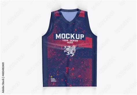 Basketball Jersey Mockup Stock Template | Adobe Stock