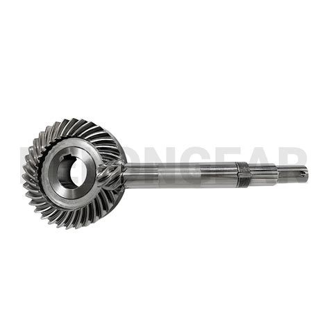 China 18CrNiMo7 6 Ground Spiral Bevel Gear Set Factory And