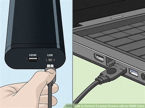 How To Connect 2 Laptop Screens With An Hdmi Cable 13 Steps