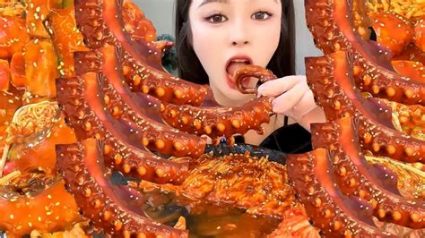 Asmr Mukbang Ep 726 Spicy Seafood Asmr Spicy Seafood Spicy Mushroom Youtube