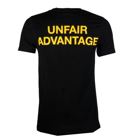 Unfair Advantage Designed By Kaiju017 Unisex T Shirt Black