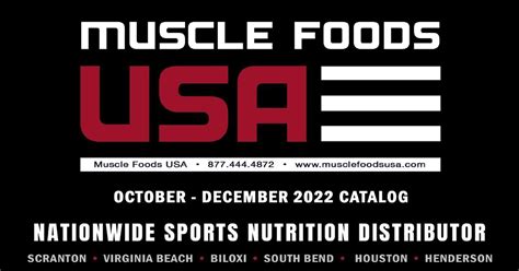 Muscle Foods Usa Oct 2022 Digital Catalog