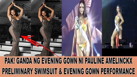 Pauline Amelinckx Swimsuit And Evening Gown Preliminary Performance Mup 2023 Youtube