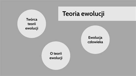 Teoria ewolucji człowieka by Patrycja Hut on Prezi