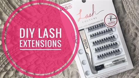 Diy Lash Extensions At Home Youtube