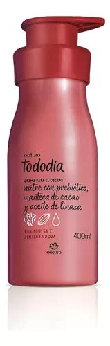 Crema Corporal Tododia Natura Frambuesa Pimienta Roja 400ml Cuotas