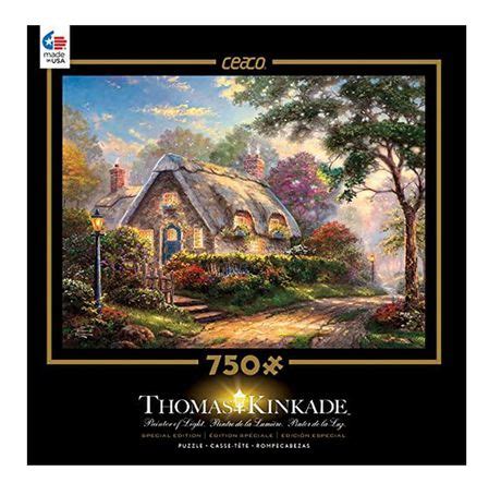 Ceaco Thomas Kinkade Special Edition 750 Piece Puzzle Lovelight Cottage