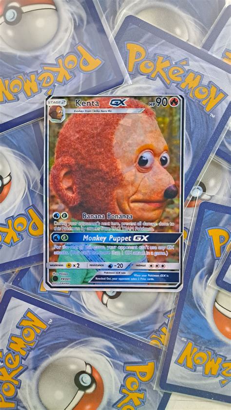 Monkey Puppet Meme Pokemon Card - Etsy