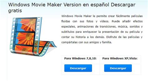 Windows Movie Maker Programa para hacer vídeo