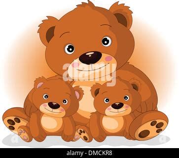 Familia Madre Sola Con Hijos Cartoon Imagen Vector De Stock Alamy