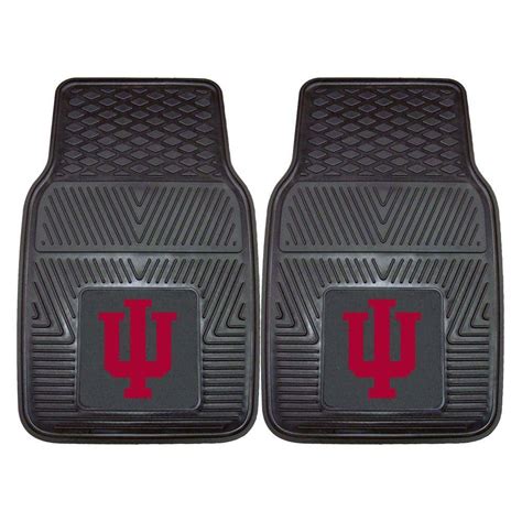 Fanmats Indiana University 18 In X 27 In 2 Piece Heavy Duty Vinyl Car