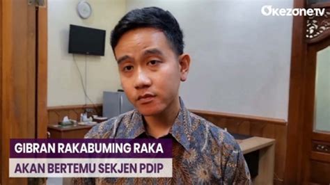 Gibran Rakabuming Raka Sebut Akan Bertemu Sekjen PDIP Hasto Kristiyanto