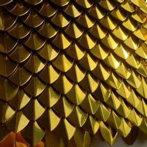 500pcs Large Mirror Anodized Aluminum Dragon Scales Loose 3d Scalemail