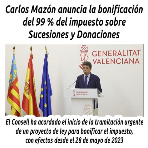 Carlos Maz N Anuncia La Bonificaci N Del Del Impuesto Sobre