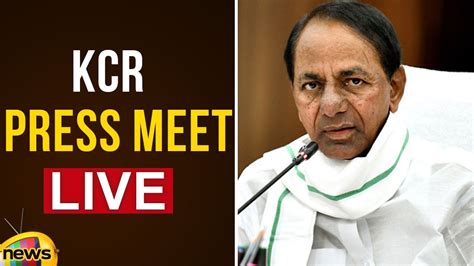 Cm Kcr Live Cm Kcr Press Meet On Kondapochamma Sagar Reservoir