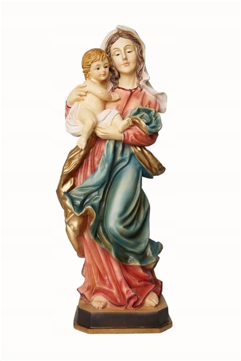 Figura Matka Boska Madonna Z Jezusem KOLOR 101cm Dekoprojekt Cena