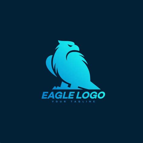 Eagle Logo Design Template Vector Illustration Stock Vector Image By