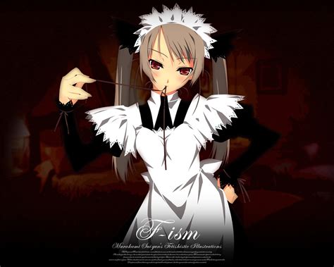 Wallpaper Illustration Anime Bangs Maid Murakami Suigun Girl