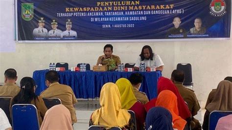 Puluhan Perangkat RW Di Sagulung Batam Dibekali Cara Hadapi Ancaman