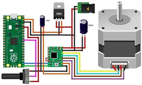 Motor Paso A Paso De Control Con A Y Raspberry Pi Pico