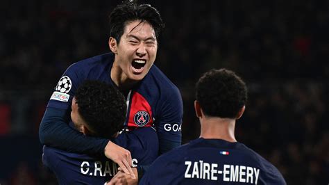 Kang In Lee Reacts To Psg S Impressive Champions League Win Vs Milan