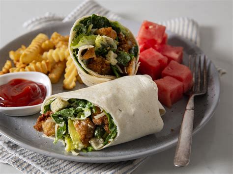 Easy Chicken Caesar Wraps