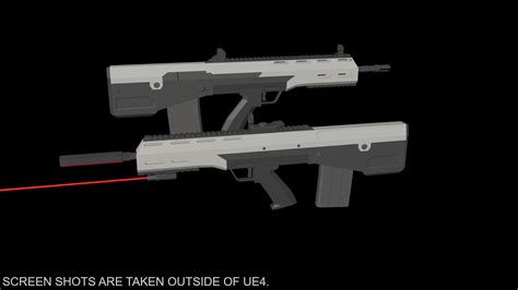 Lowpoly Assault Rifles Vol1：武器 Ue マーケットプレイス