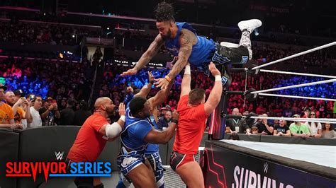 The Usos Fly High To Opening Victory For Team Smackdown Survivor