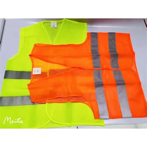 Safety Traffic Vestprotective Vestgreen At Orange Shopee Philippines