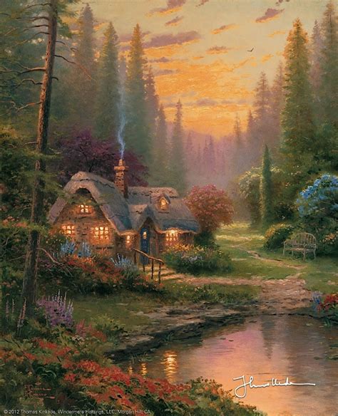 833 best Thomas Kinkade images on Pinterest | Kinkade paintings ...