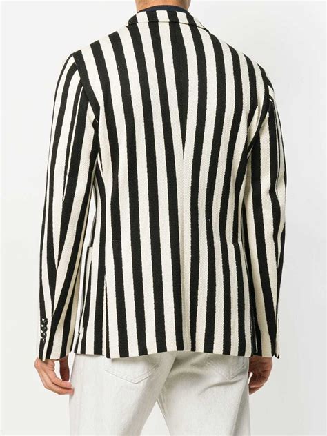 Tagliatore Striped Woven Blazer 354 Lookastic