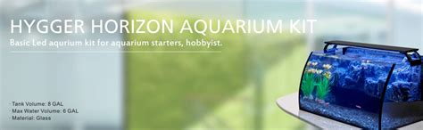 Amazon Hygger Horizon Kit De Acuario De Vidrio Led De Galones