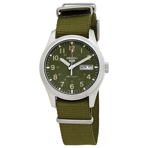 Seiko 5 Sports Automatic Green Dial Men S Watch Srpg33k1