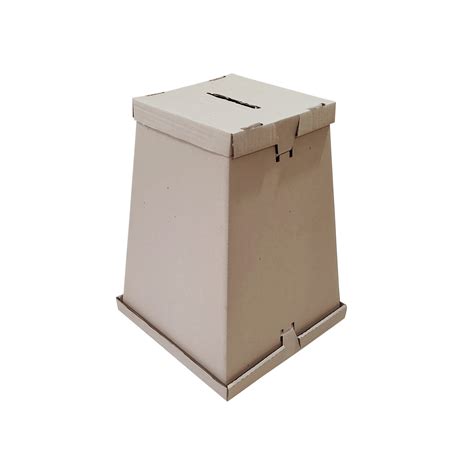 10 Urna De Papelão De Votação Sorteio 40cm Fortebox ForteBox