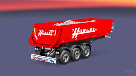 Semi Trailer Tipper Schmitz Cargobull Hoslet For Euro Truck Simulator 2