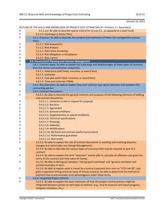 R Skills Knowledge Of Cost Estimators Pdf